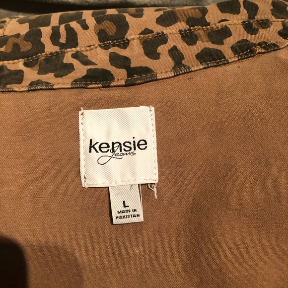 Kensie Cheetah Print Jacket - Picture 6 of 6